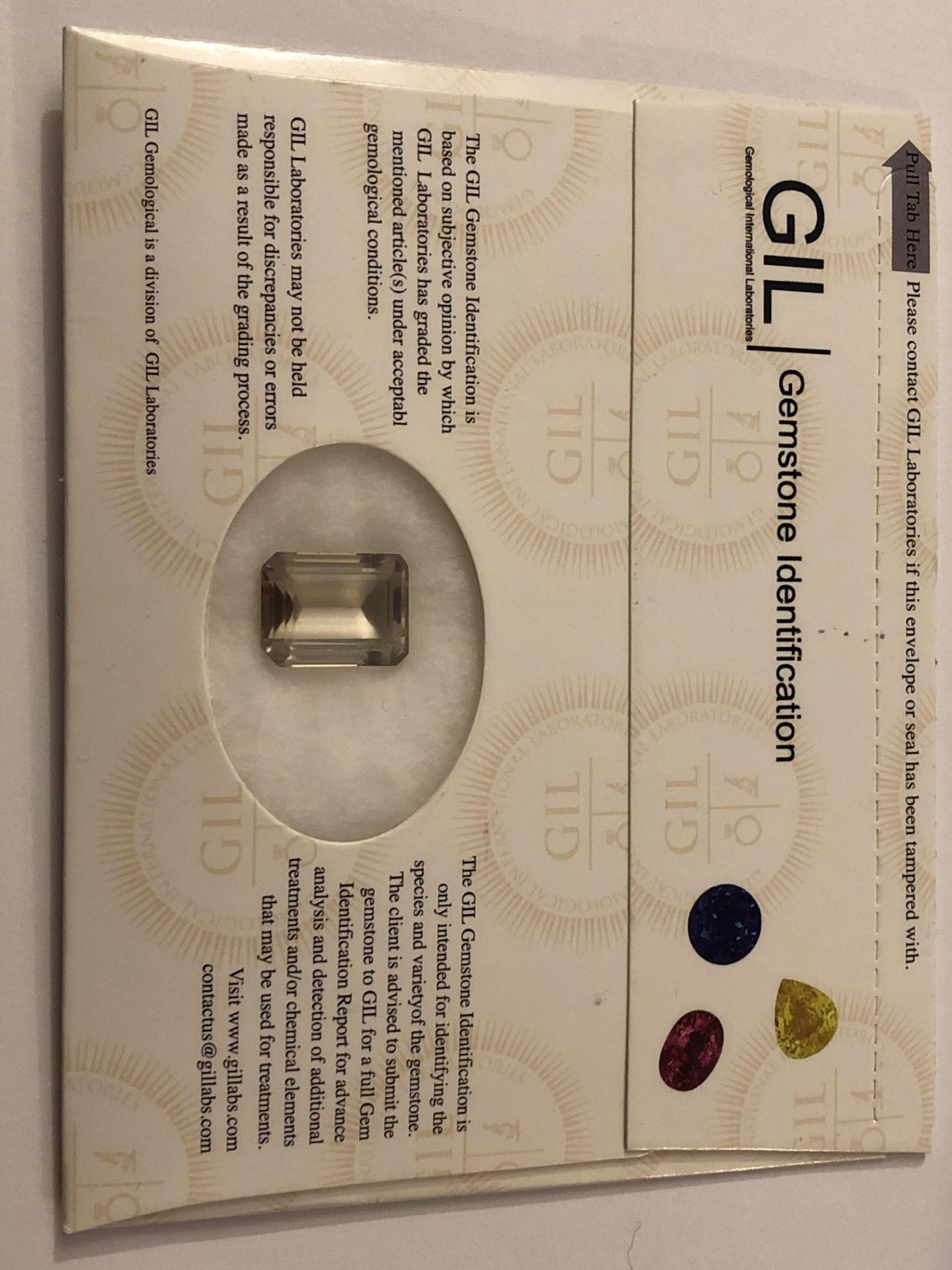 11.2ct Natural Quartz with GIL Certificate - Image 2 of 6