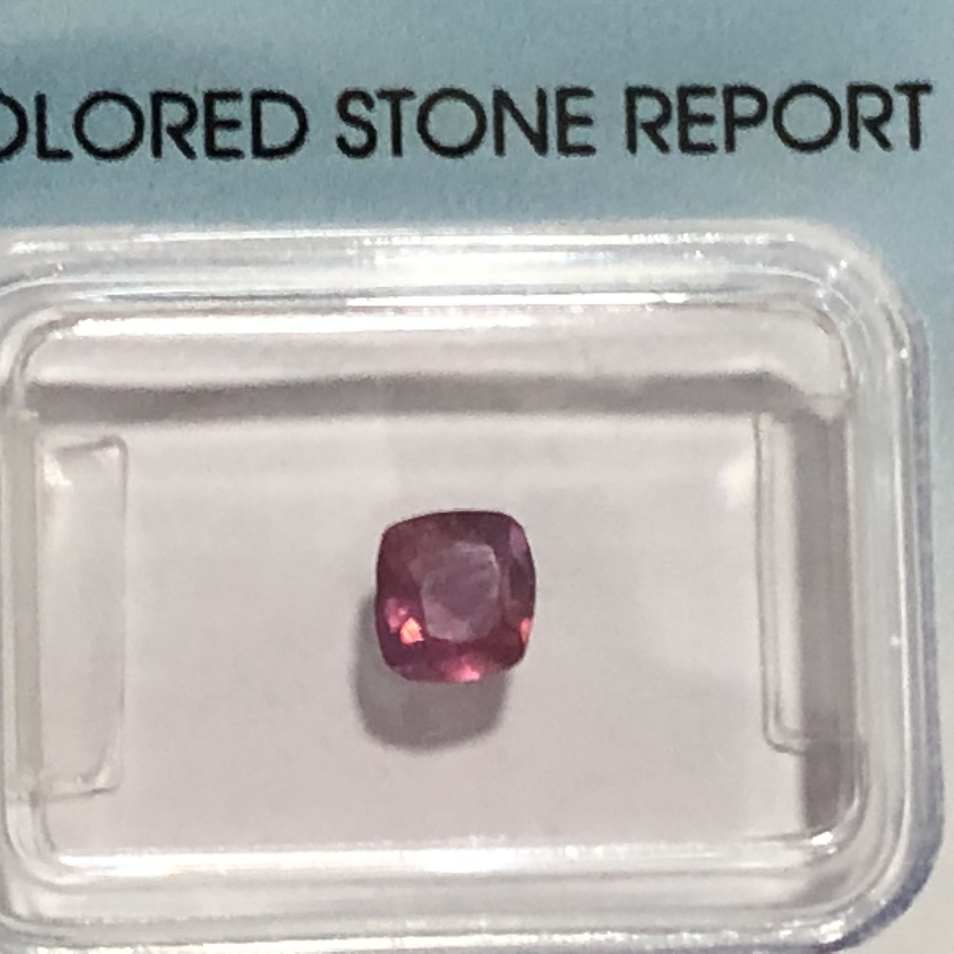 0.54ct Natural Ruby with IGI Certificate - Image 7 of 8
