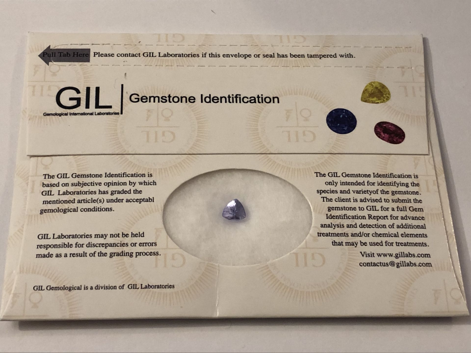 1.16ct Natural Tanzanite with GIL Certificate - Image 2 of 6