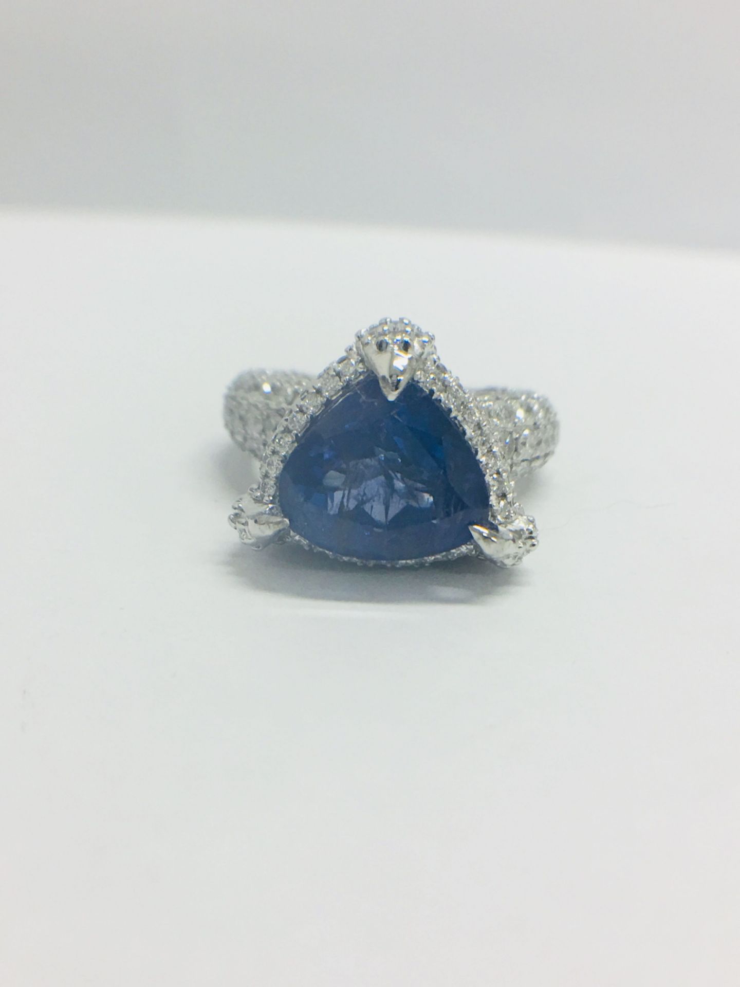 Platinum Tanzanite Ring - Image 10 of 15