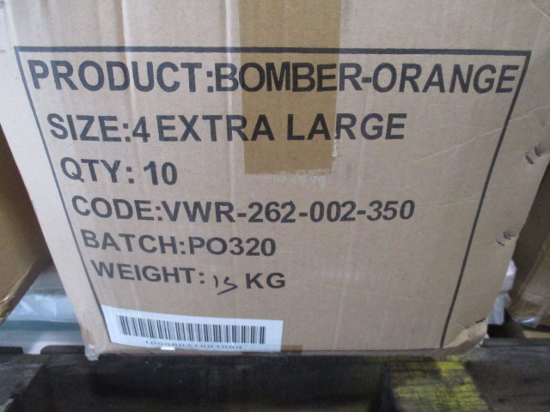 10pcs Bomber HiViz Orange 4 XL