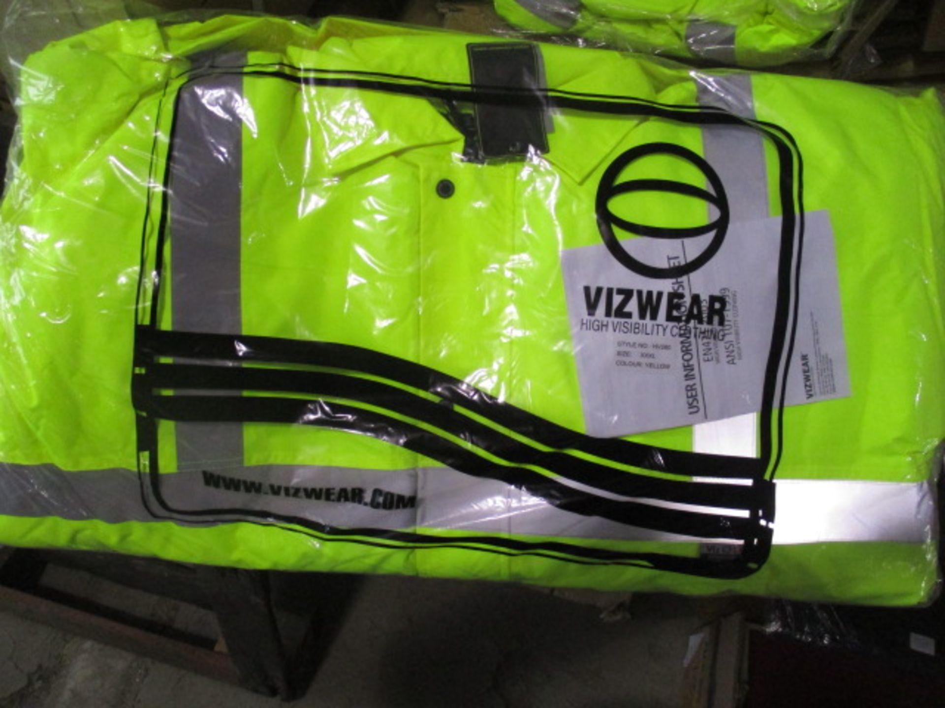 1pc Parka Yellow 3 xl HiViz sealed in brand new packaging