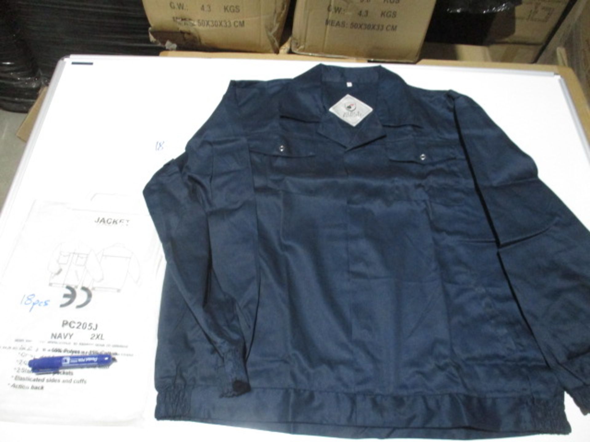 18pcs brand new Boiler suit Navy blue - Image 3 of 3