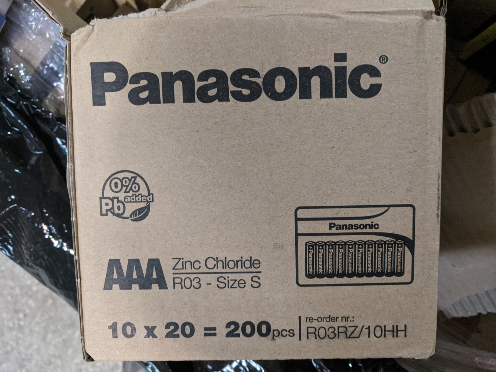 50. Packs Brand new Sealed Panasonic AAA batteries