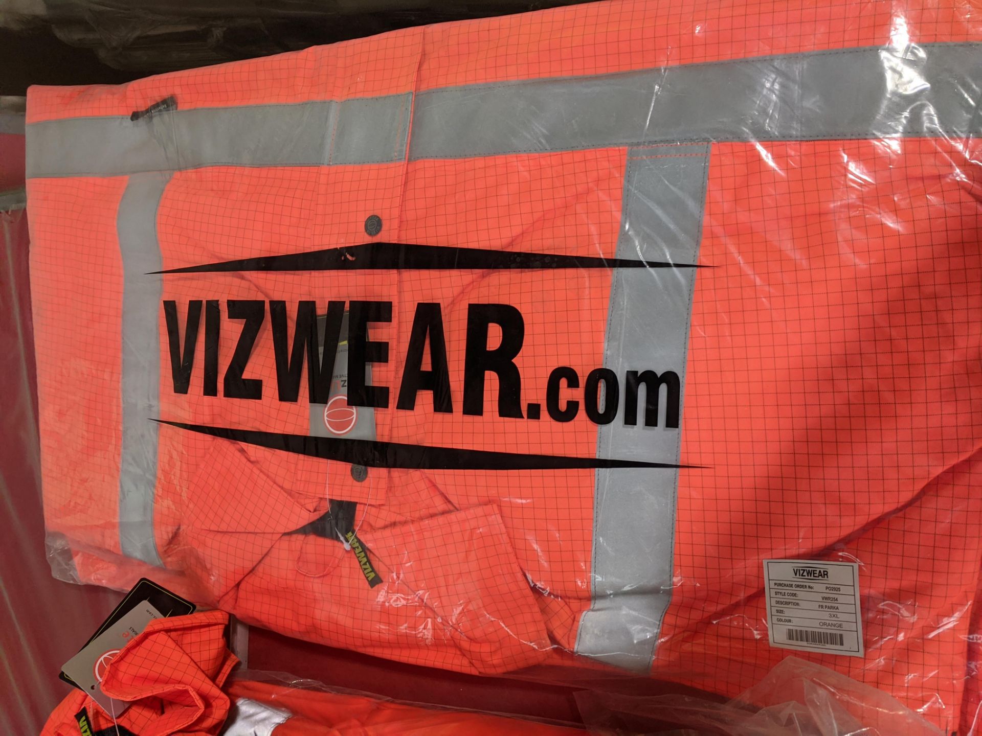 1pc Fire retardent material HiViz Parka jacket