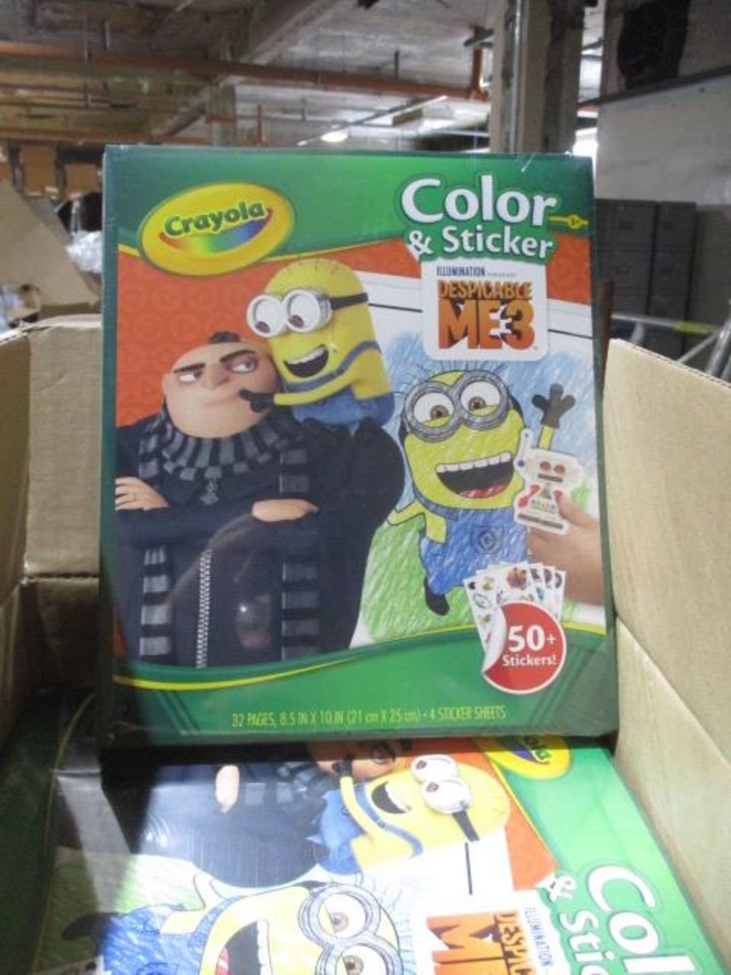 100pcs brand new Crayola Minions despicable me activity books