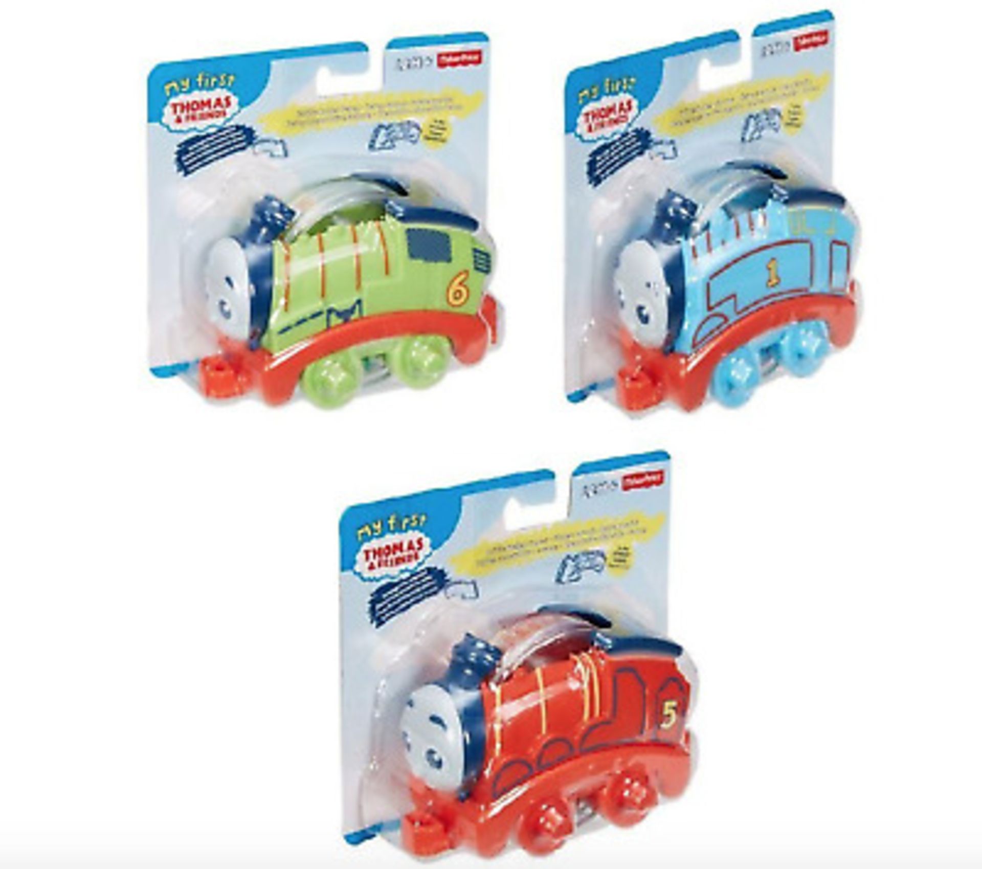 10pcs Thomas rattle roller toy - assorted colours