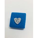 1ct Heart shape Diamond natural