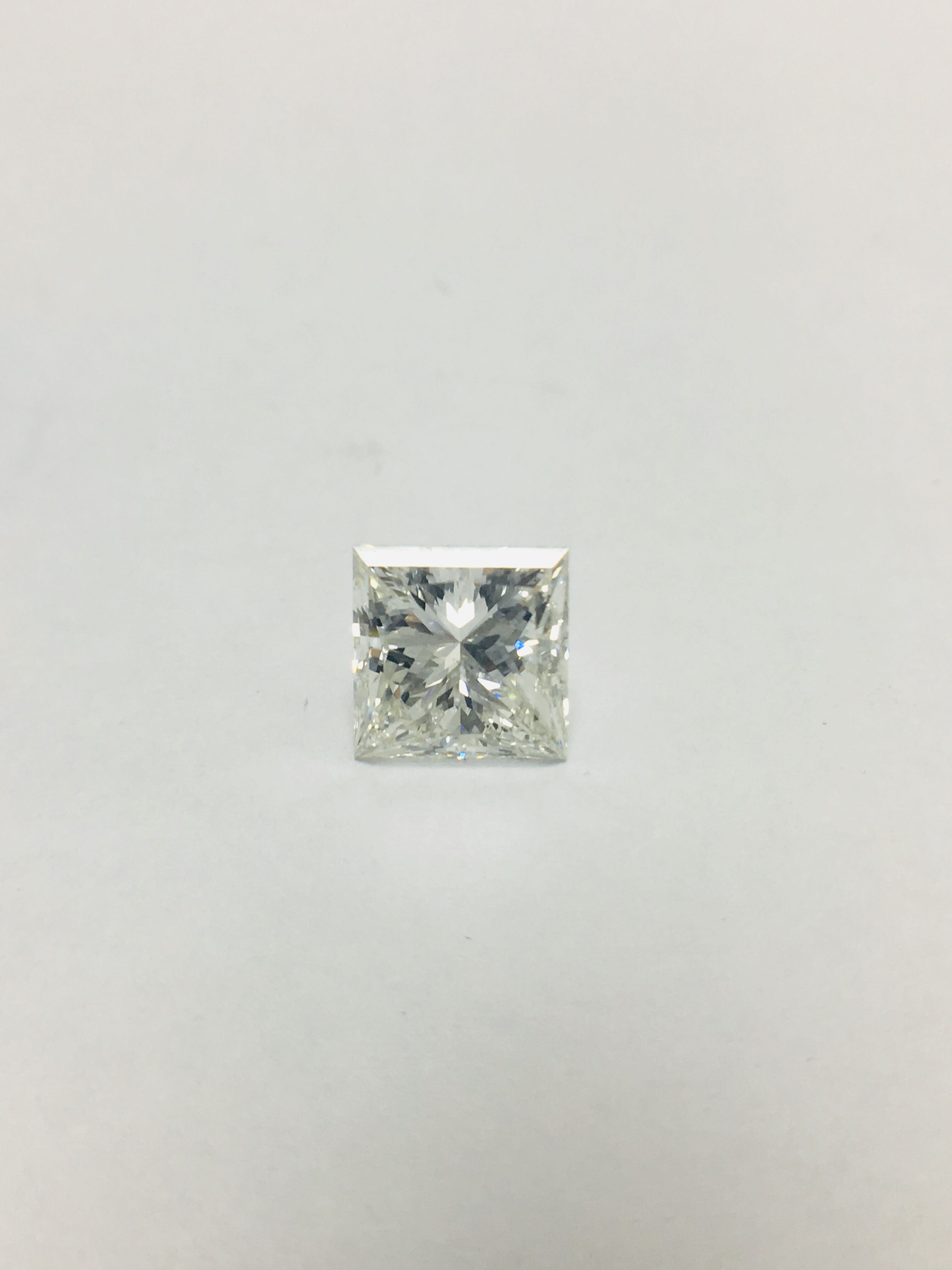 1.03ct Princess cut natural diamond - Image 3 of 3