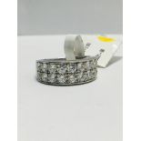 18ct diamond dress ring,2.13ct total