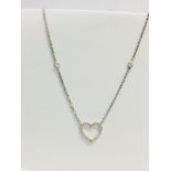 DIAMOND HEART NECKLACE