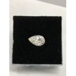 1.01ct Pearshape diamond
