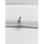 1.04ct diamond solitaire ring with a brilliant cut diamond