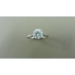 1.04ct diamond solitaire ring with a brilliant cut diamond
