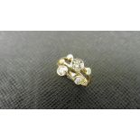 1.00ct 9ct yellow gold diamond dress ring