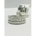 18ct diamond dress ring,2.69ct total