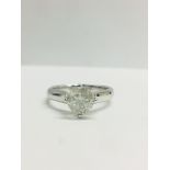 1ct Brilliant cut Platinum Diamond Solitaire Ring