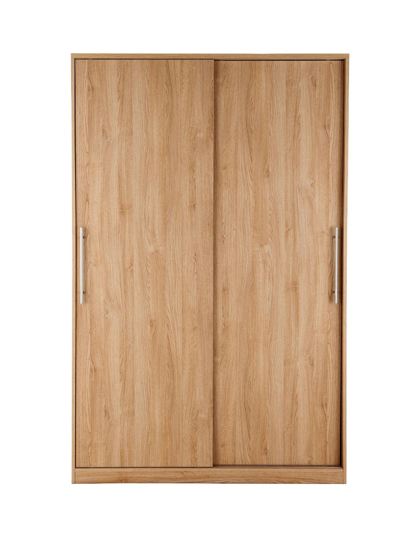 Boxed Item Prague 2 Doors Slider Wardrobe [Oak] 199X123X62Cm Rrp:£346.0