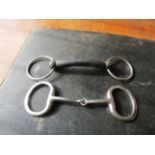 Straight bar snaffle 6" Eggbutt snaffle 5 1/2"