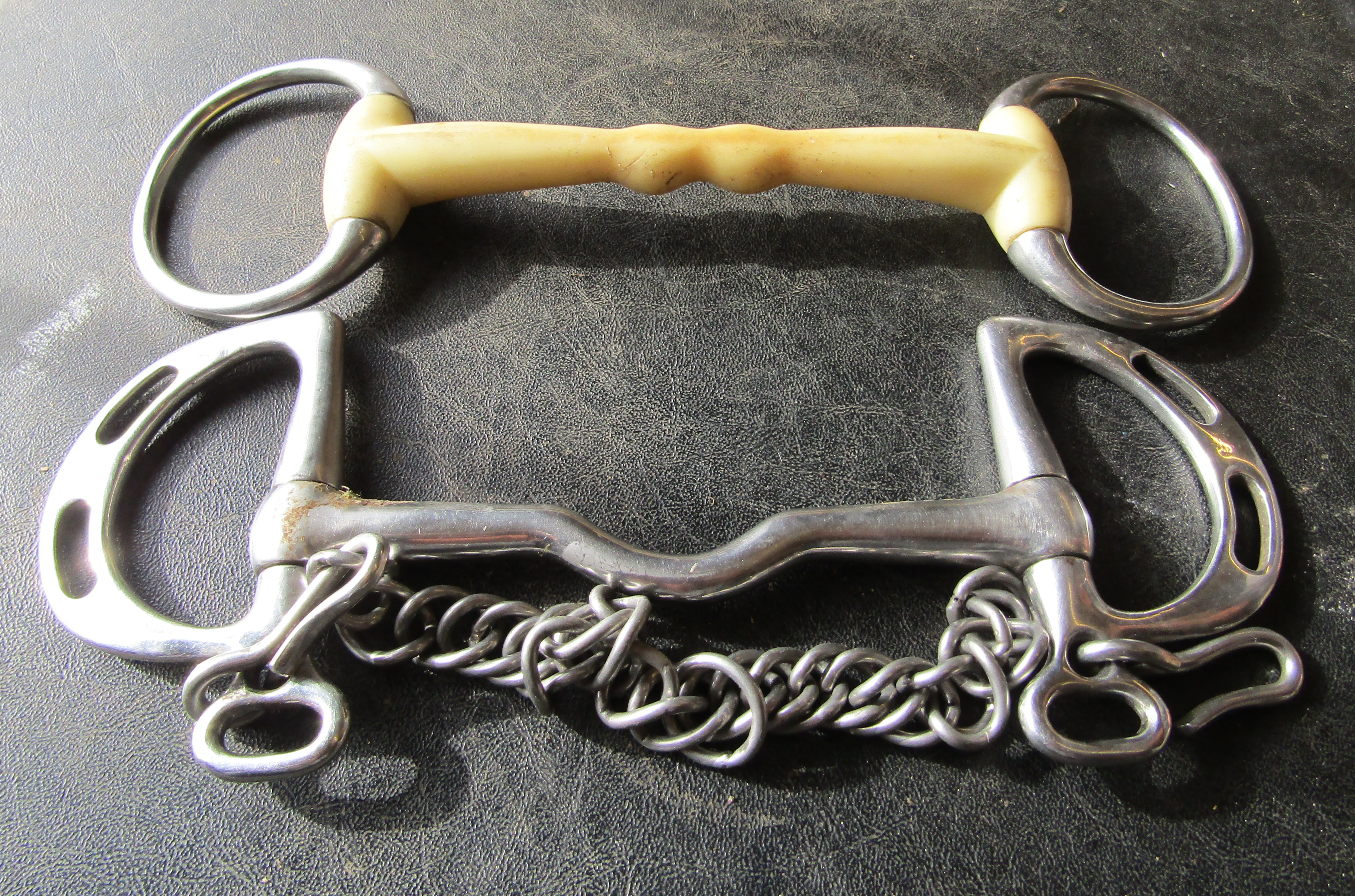 S.H. Eggbutt straight bar snaffle 5 1/2" snaffle Uxeter Kimblewick 5 1/2"