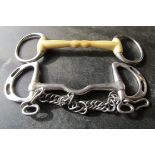 S.H. Eggbutt straight bar snaffle 5 1/2" snaffle Uxeter Kimblewick 5 1/2"