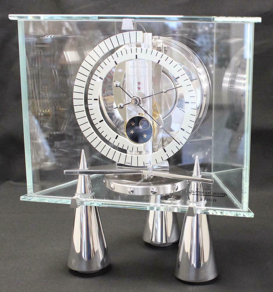 Stunning Very Rare Collectable Jaeger-LeCoultre Atmos Clock Perpetuelle 3000 2008