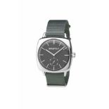 Briston Clubmaster Vintage Steel HM Date 40 Polished Steel with Grey Dial Watch