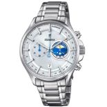 Festina Mens Chrono Watch with Steel Bracelet F6852