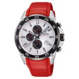 Festina Chrono 'The Originals' Watch with Red Strap F20330/1