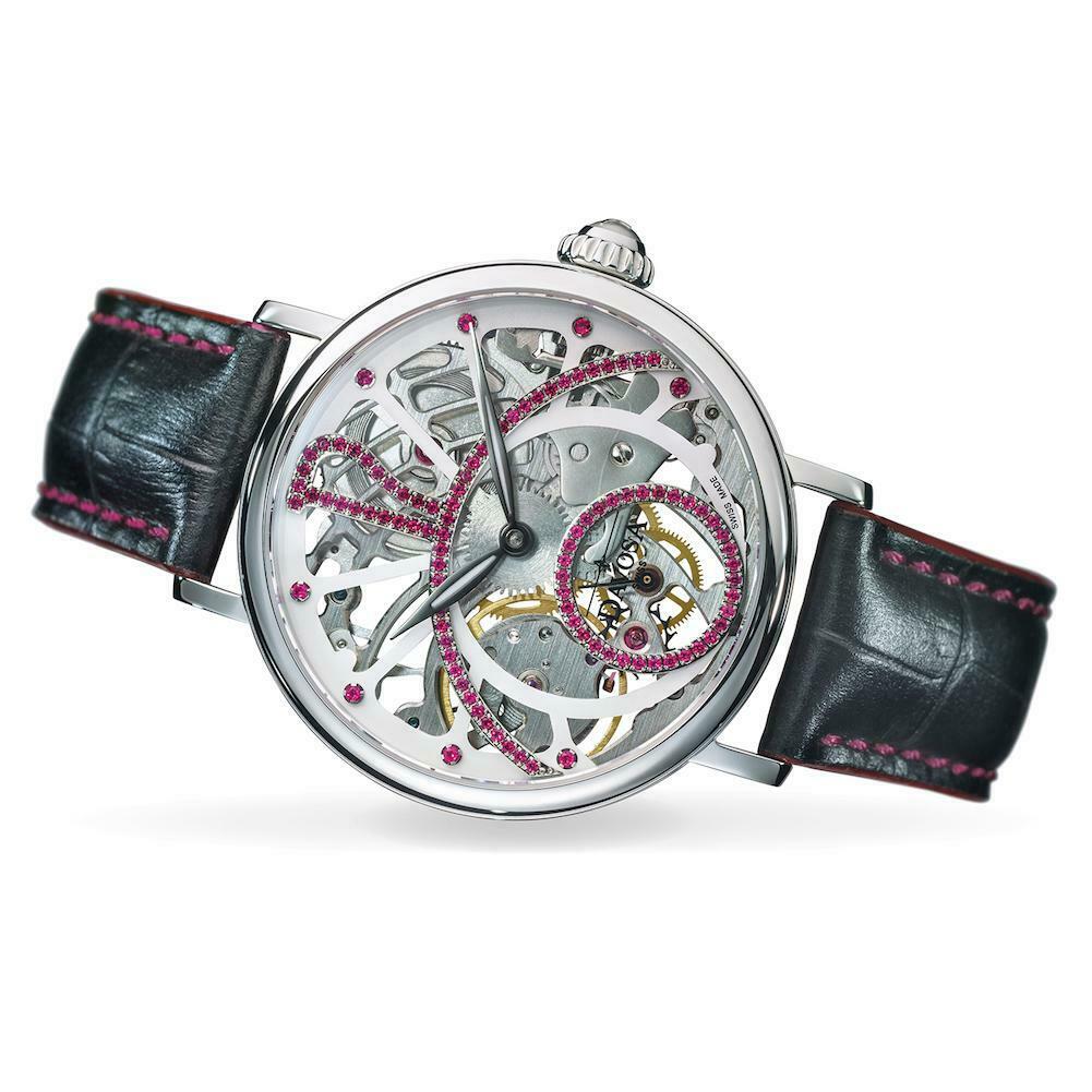 Davosa Mechanical Skeletal Grande Diva Stainless Steel