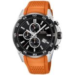 Festina Chrono 'The Originals' Watch with Orange Strap F20330/4