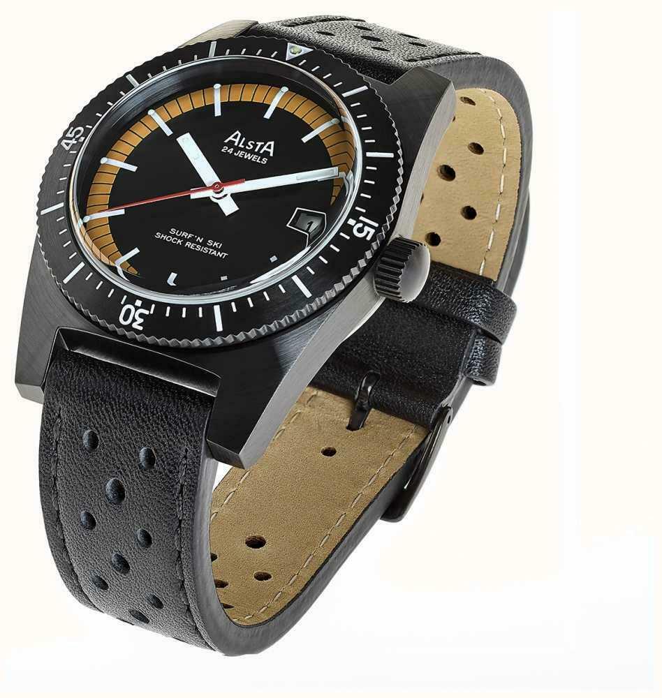 Alsta Surf N Ski PVD watch Ltd Edition (Black Leather) (2019) - Image 2 of 3