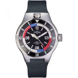 Davosa Automatic Apnea Diver Stainless Steel Black Red Face Wrist Watch