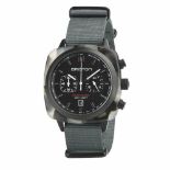 Briston Clubmaster Chrono Sport 42 PVD Tortoise Acetate Black Dial Watch