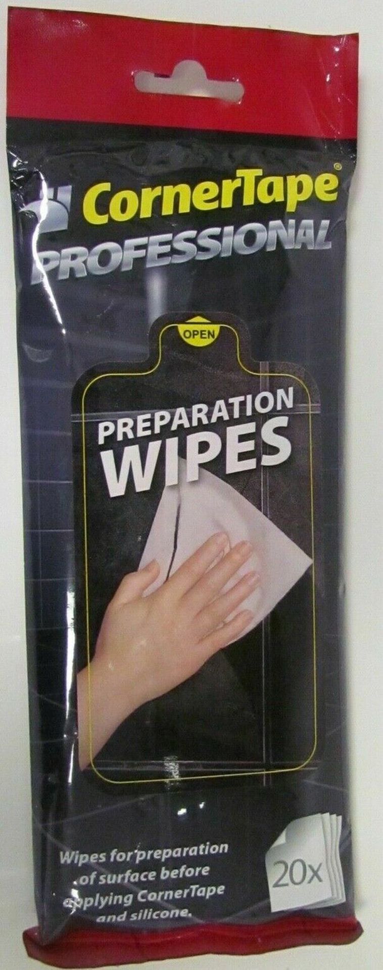 10 X Corner Tape Preperation Wipes 20 per pack x 10 packs total wipes = 200 - Image 3 of 5