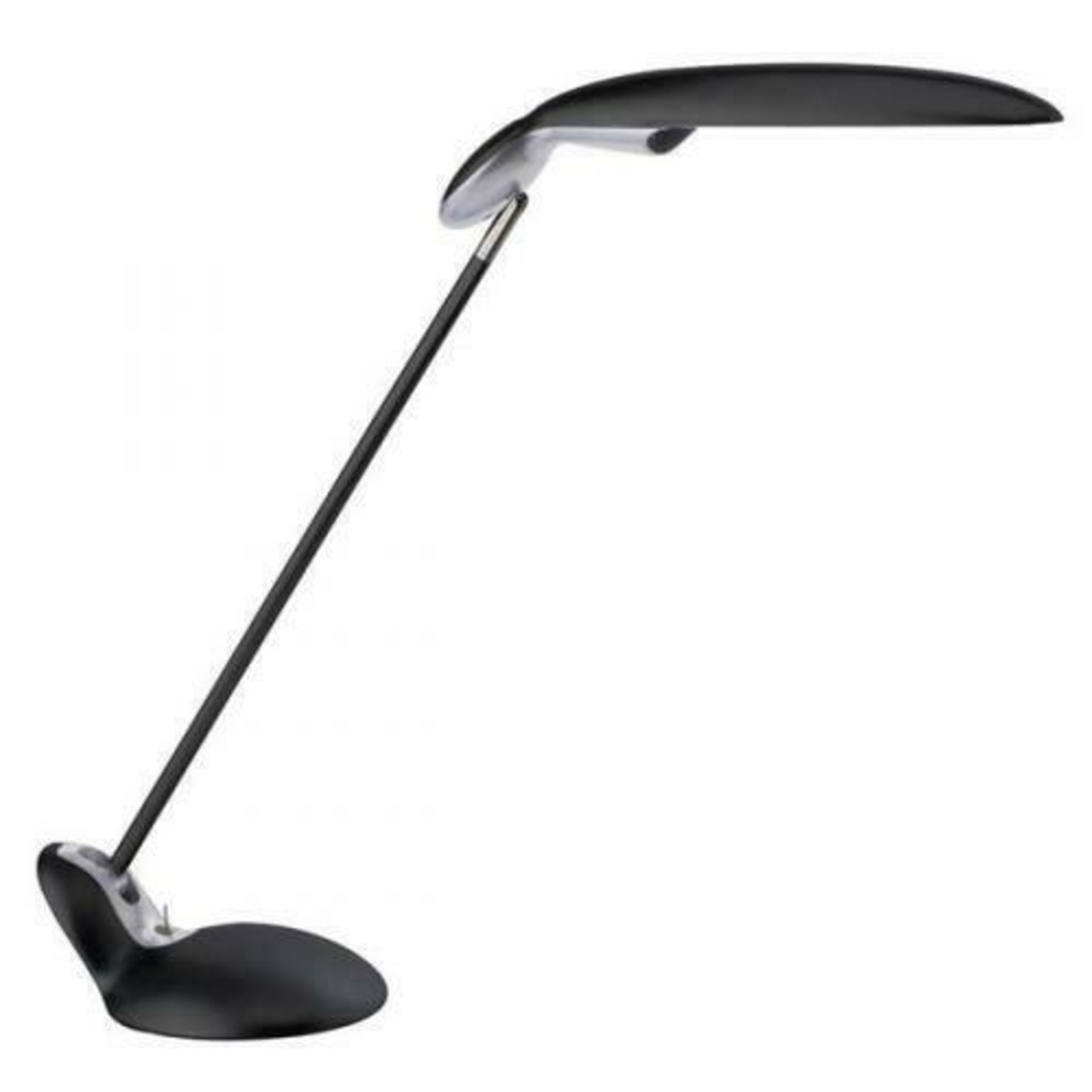 Alba Poppins 11w Energy Saving Bedside Table Desk Lamp BLACK