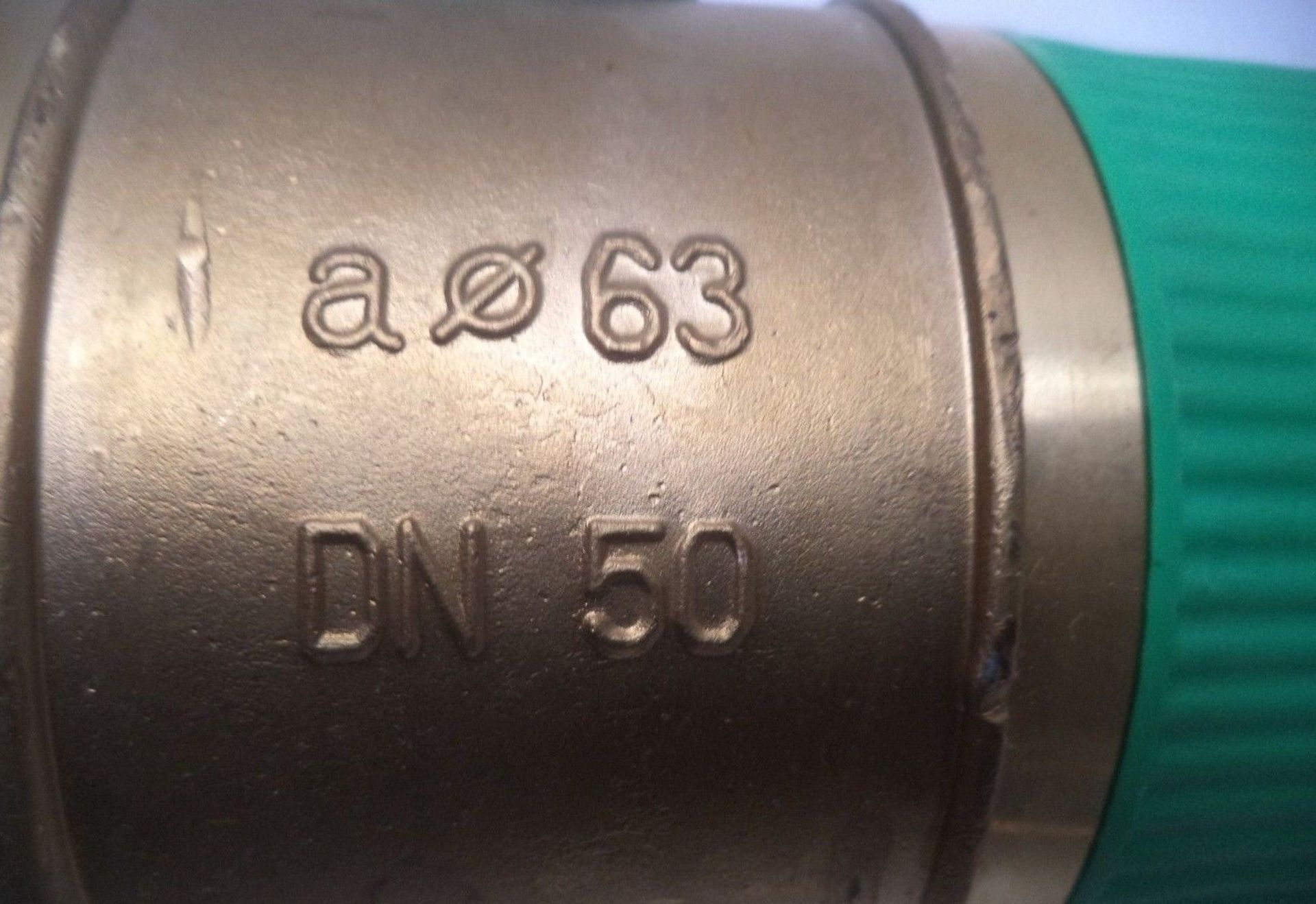 AquaTherm 63mm Ball Valve Part No. 41318 Fusiotherm Green Pipe - Image 3 of 4