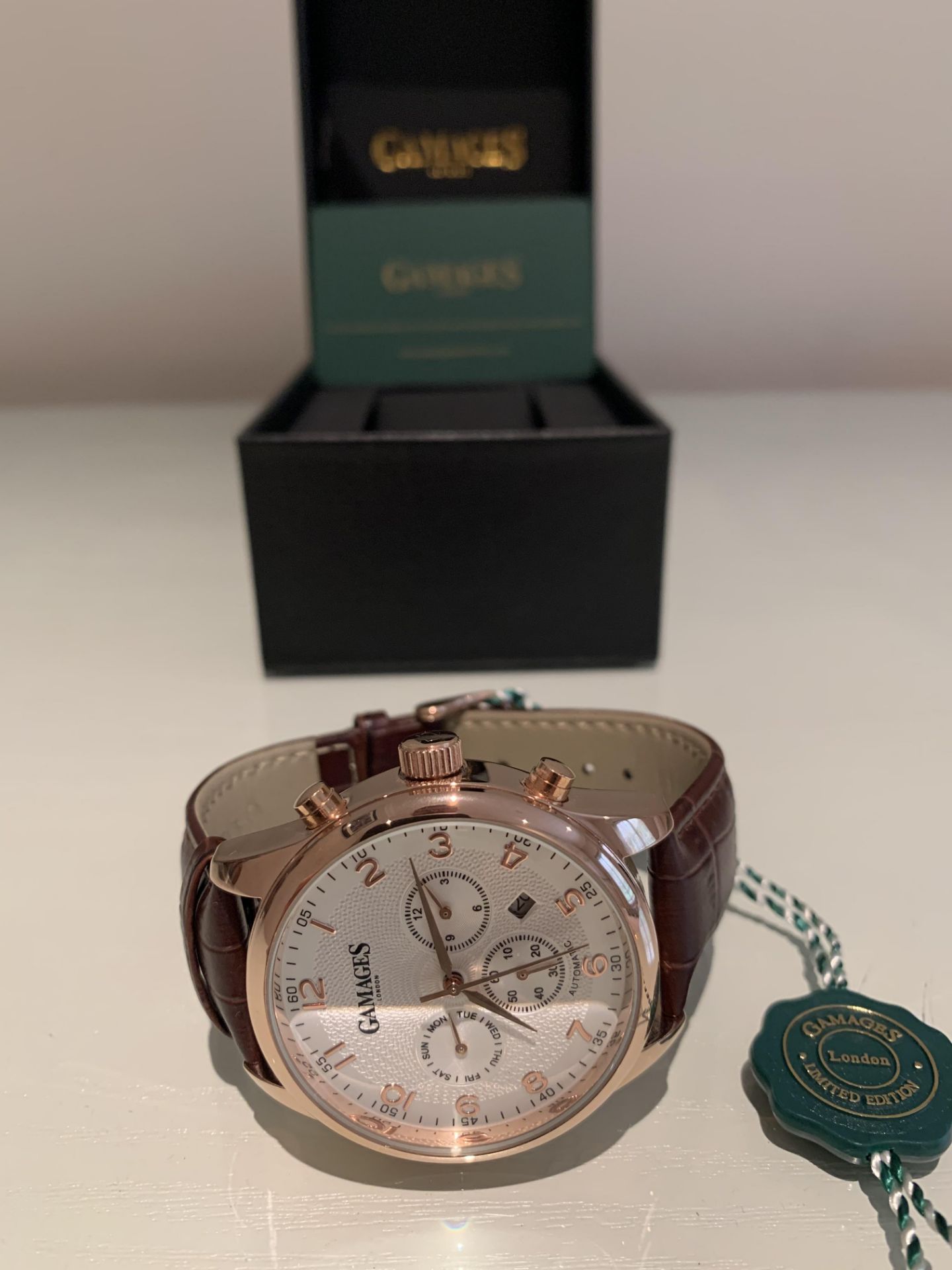 Limited Edition Hand Assembled GAMAGES Enigmatic Automatic Rose – 5 Year Warranty & Free Delivery - Image 4 of 10