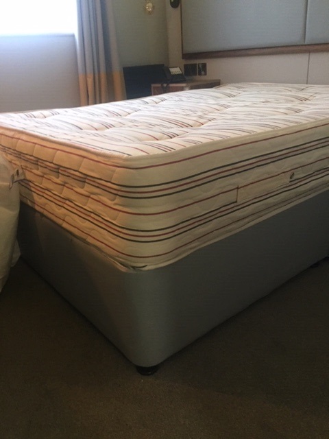 Standard double divan and mattress