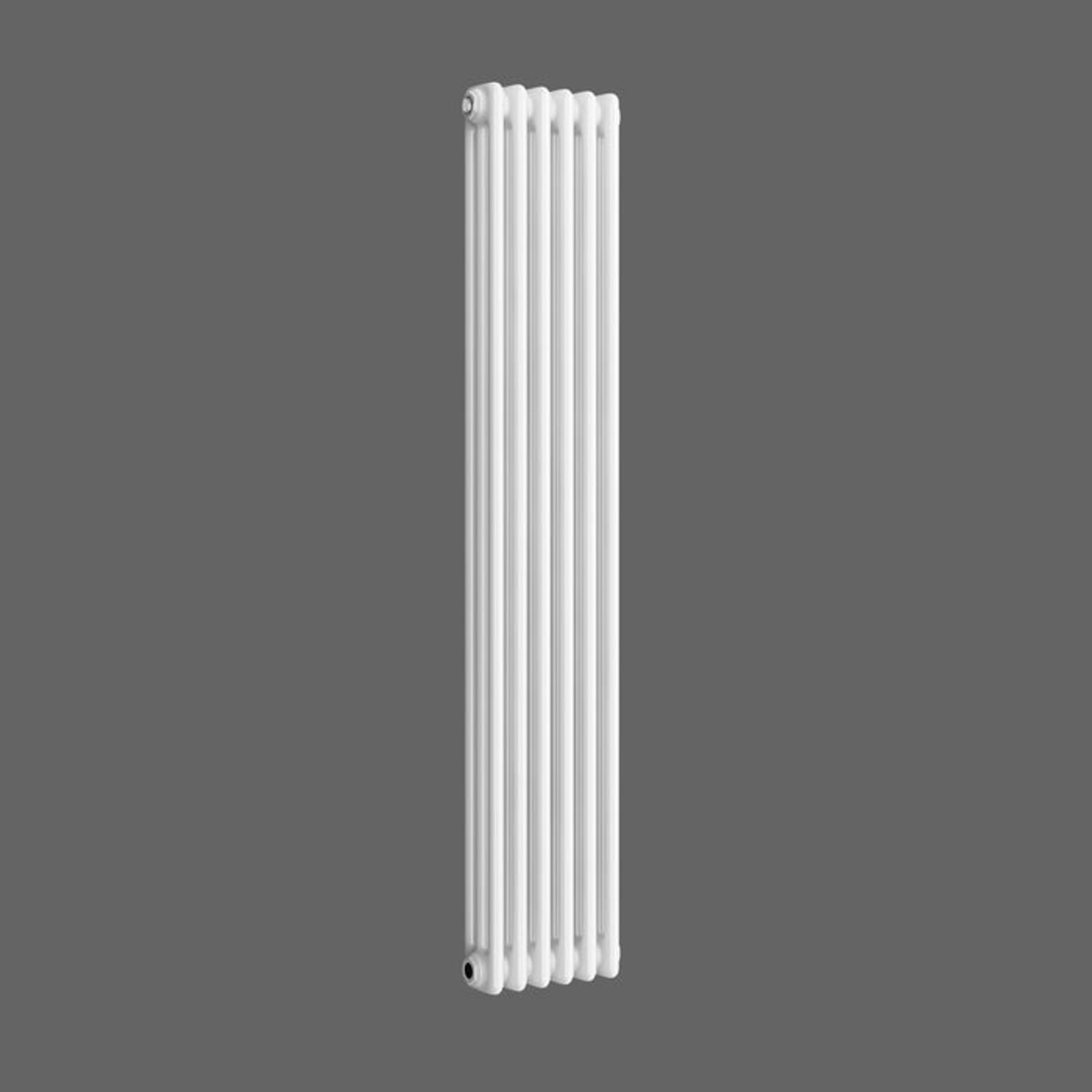 (G147) 1500x380mm White Triple Panel Vertical Colosseum Traditional Radiator. RRP £299.99. Mad... - Image 4 of 4
