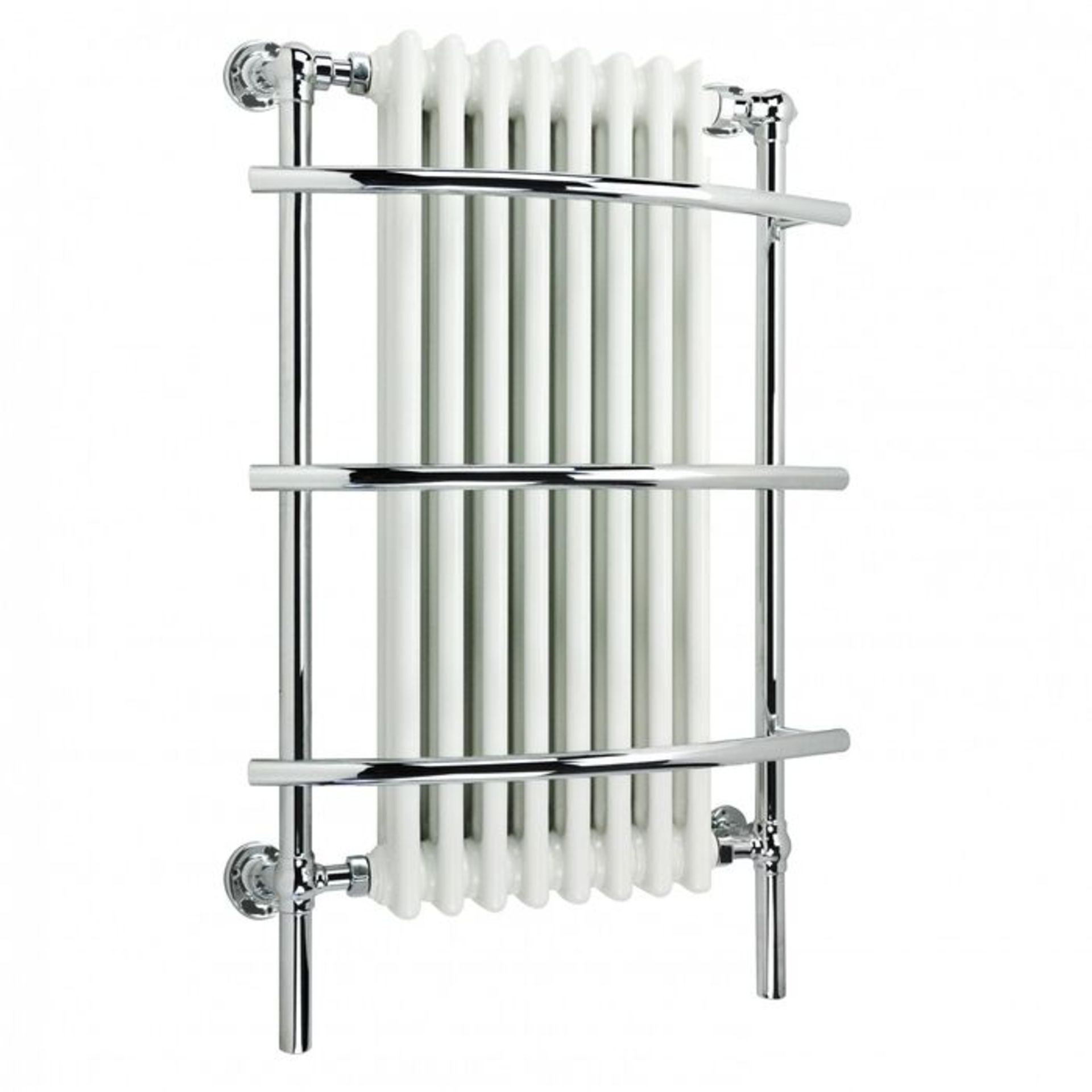 (CP17) 1000x635mm Traditional White Wall Mounted Towel Rail Radiator - Cambridge. RRP £479.99.... - Image 3 of 3