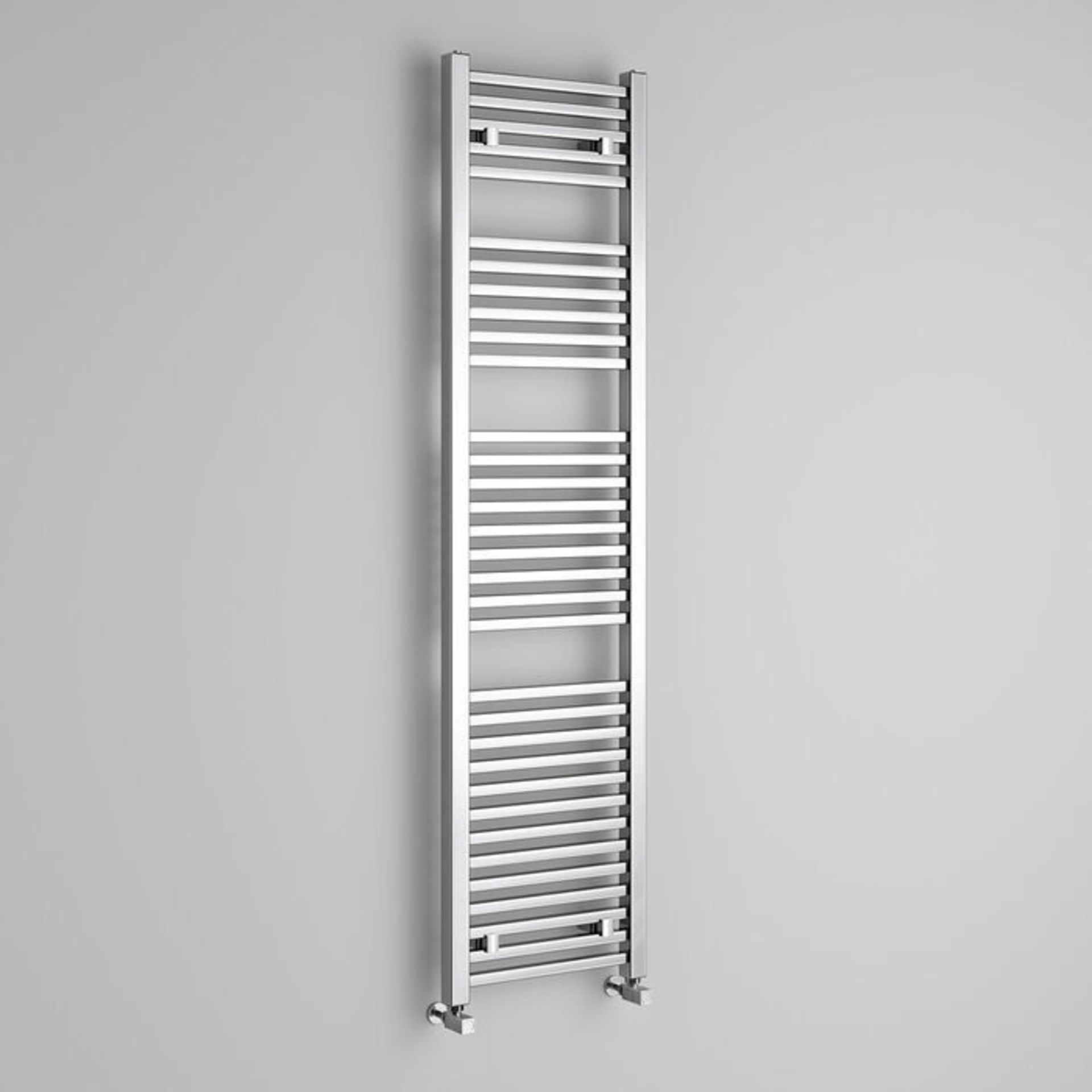 (DD42) 1600x600mm Chrome Square Rail Ladder Towel Radiator. RRP £307.99. Our Virginia Chrome S... - Image 4 of 4