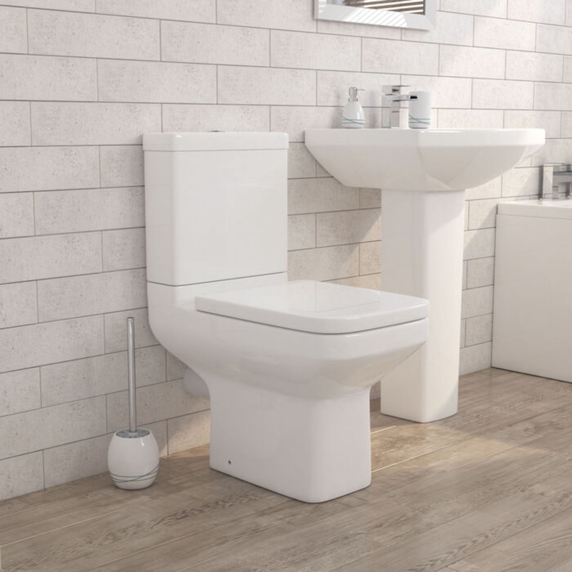 (CP163) Perth Close Coupled Toilet Manufactured from high quality white vitreous china & finis... - Image 3 of 3