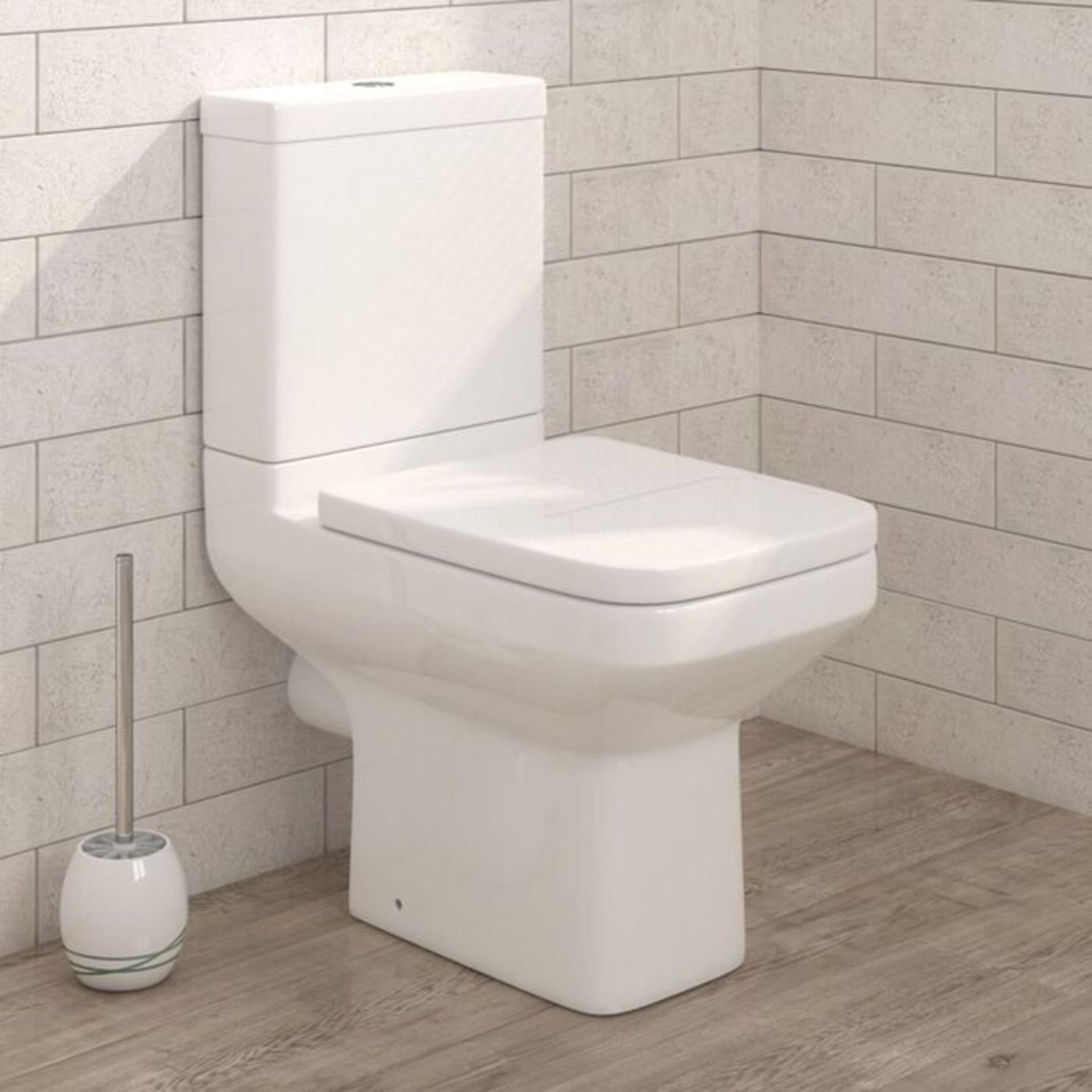 (CP163) Perth Close Coupled Toilet Manufactured from high quality white vitreous china & finis...