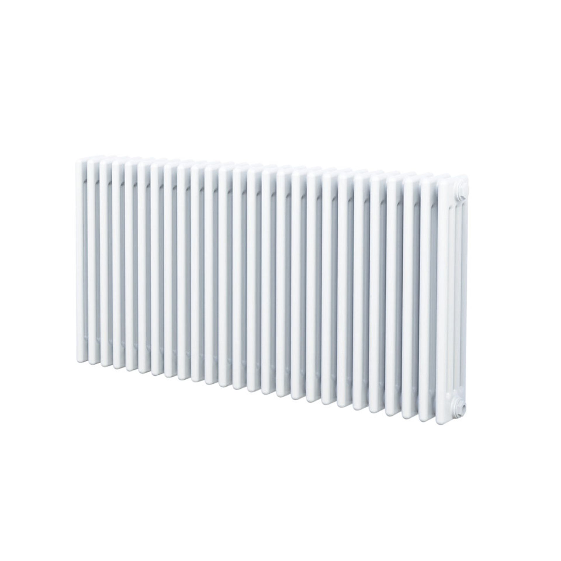 (H83) 300x1502mm White Four Panel Horizontal Colosseum Traditional Radiator. RRP £612.99. Cla... - Image 2 of 2