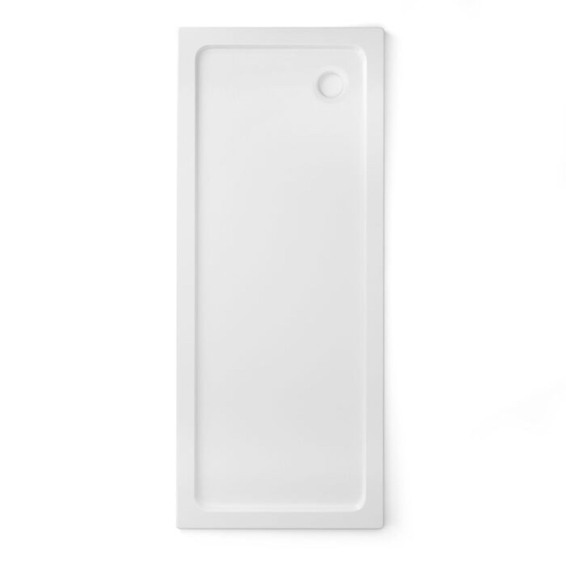 (DD13) 1700x700mm Rectangular Ultra Slim Stone Shower Tray. RRP £379.99. Low profile ultra sli...