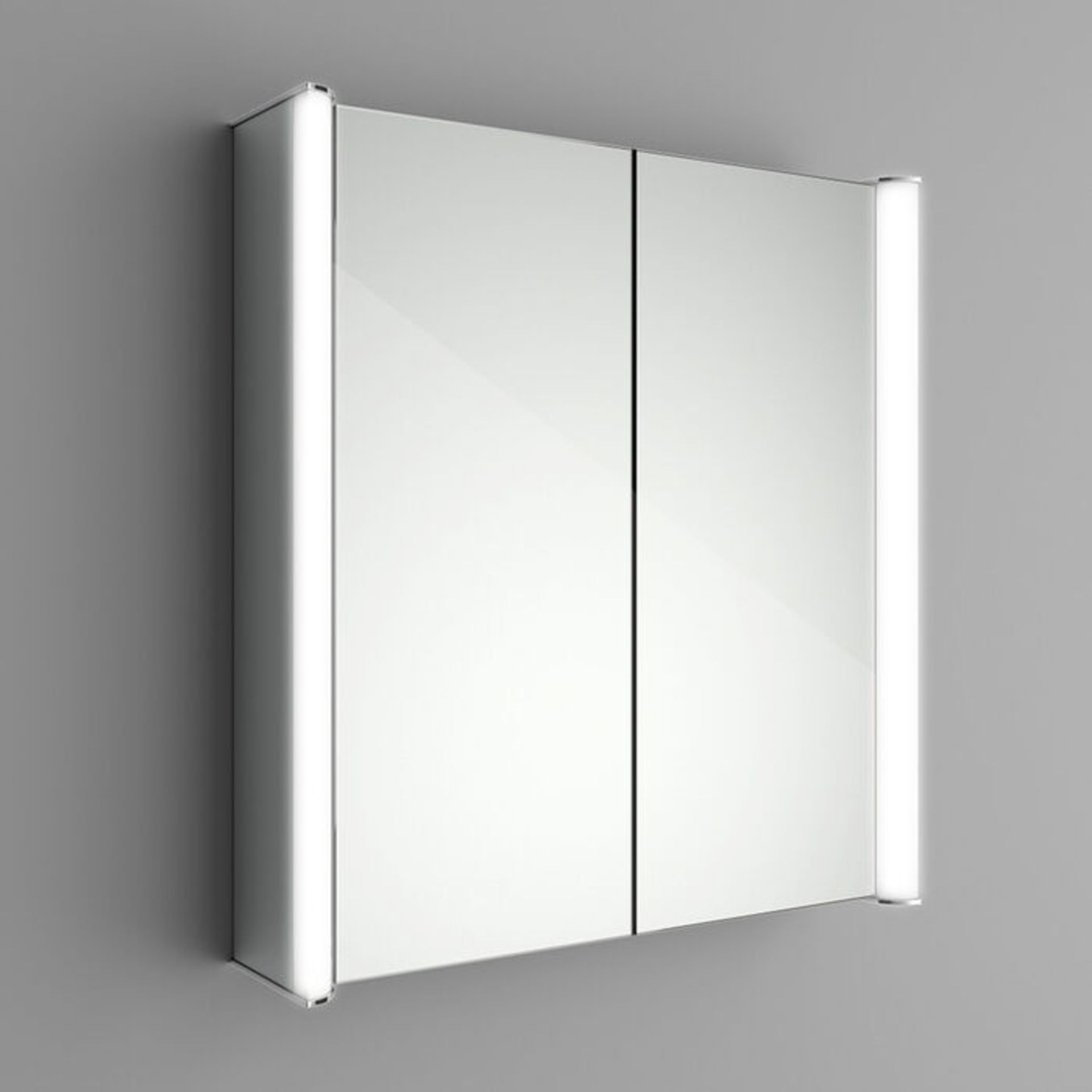 (DD30) 600x650mm Bloom Illuminated LED Mirror Cabinet - Shaver Socket. Rrp £499.99. Double Sid... - Image 4 of 4