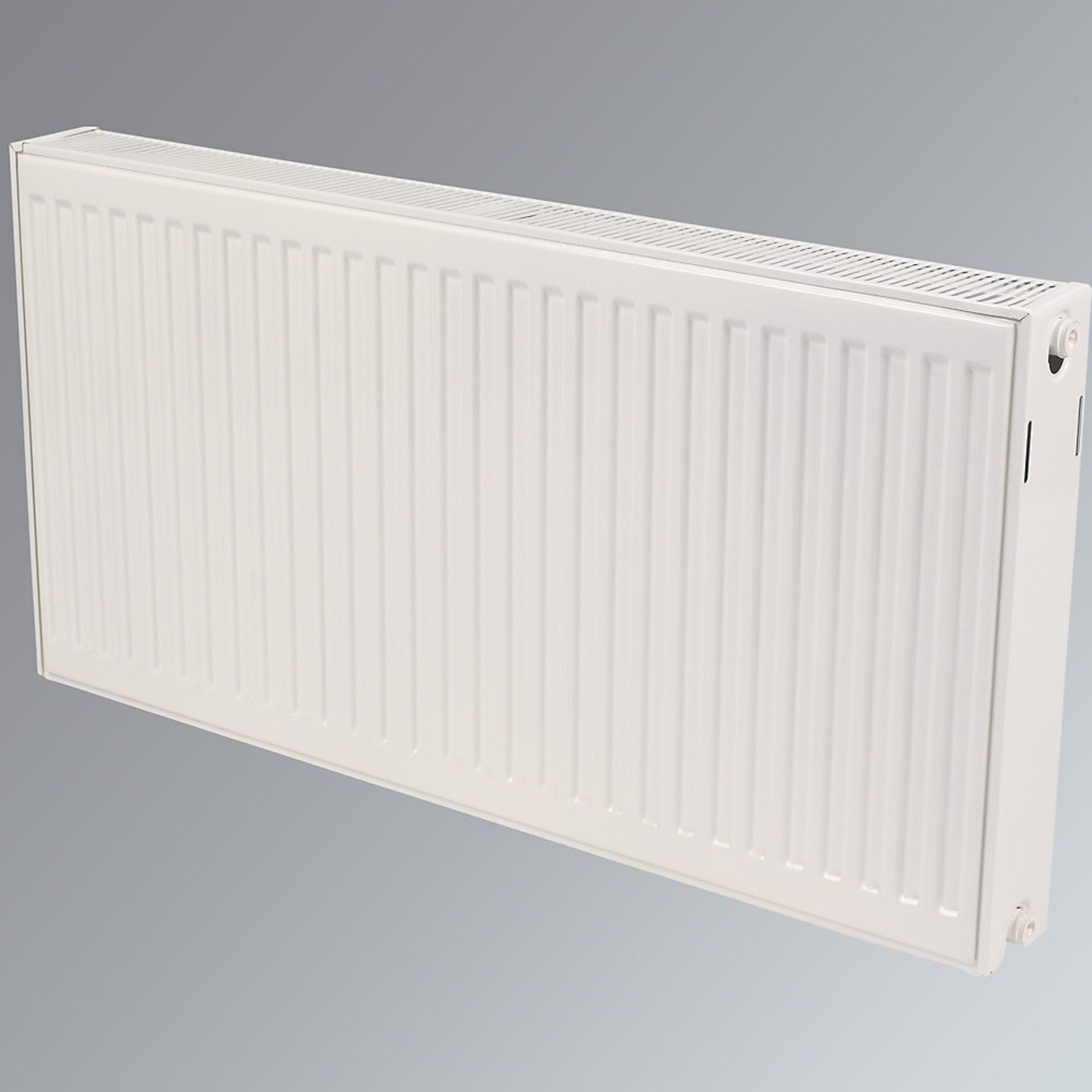 (SU1058) 600x1600mm PREMIUM TYPE 22 DOUBLE-PANEL DOUBLE CONVECTOR RADIATOR WHITE. RRP £125.99....