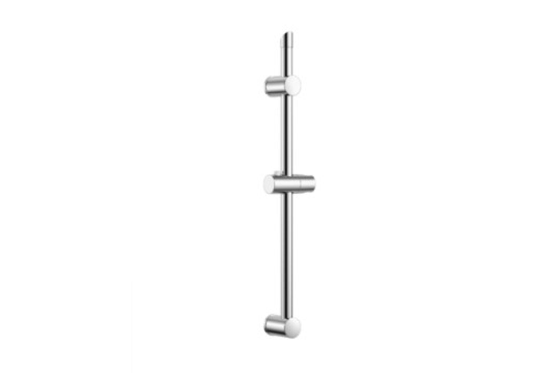(E1016) Round Stainless Steel Riser Rail Durable stainless steel body Polished chrome finish ...