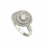 18ct W Target Ring (0.89ct)